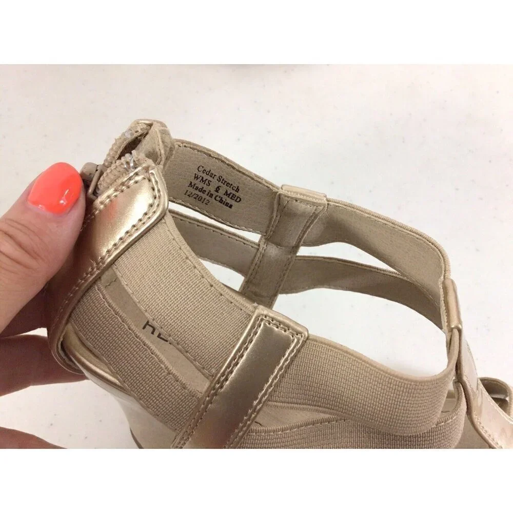 Kenneth Cole Wedge Sandals Womens 6